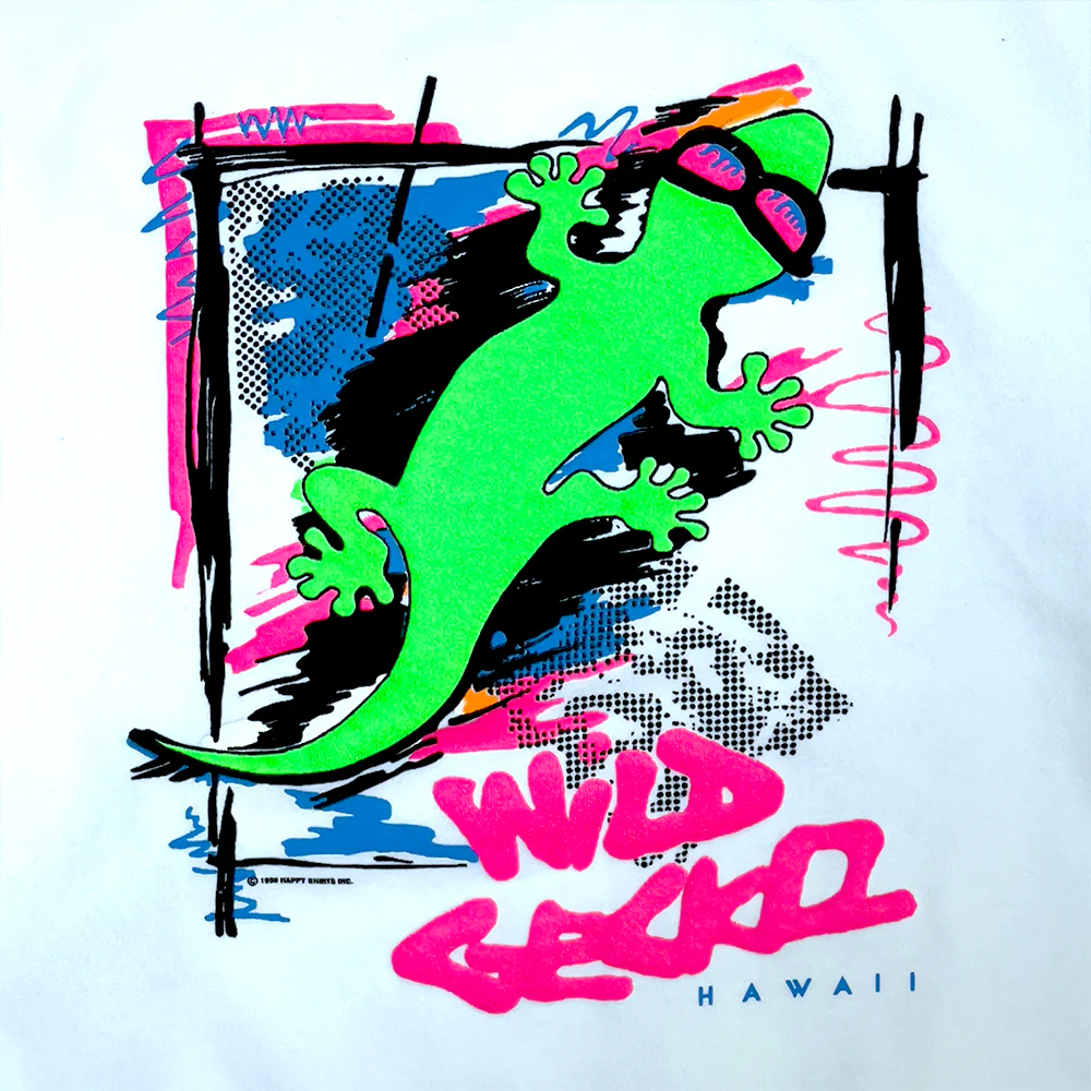 1989's Gecko Graffiti White Hoodie - Image 9