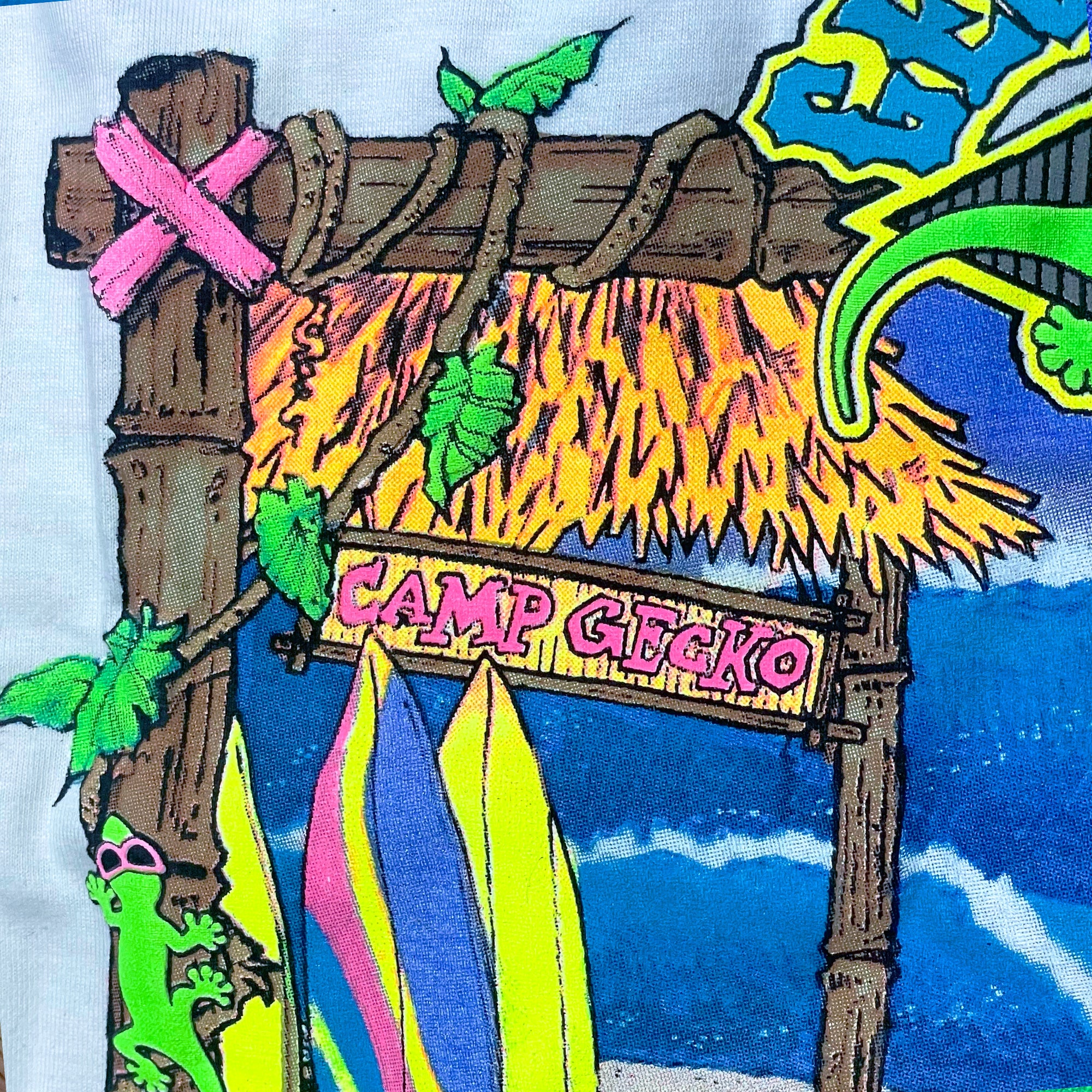 Camp Gecko '89 - Classic White Tank - Image 3