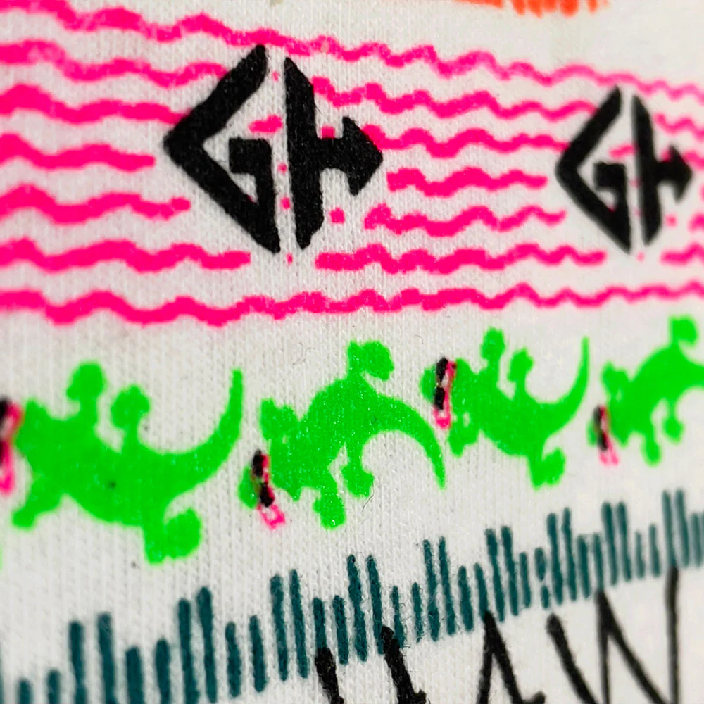 Gecko Boardroom 1989 White Tee - Image 5