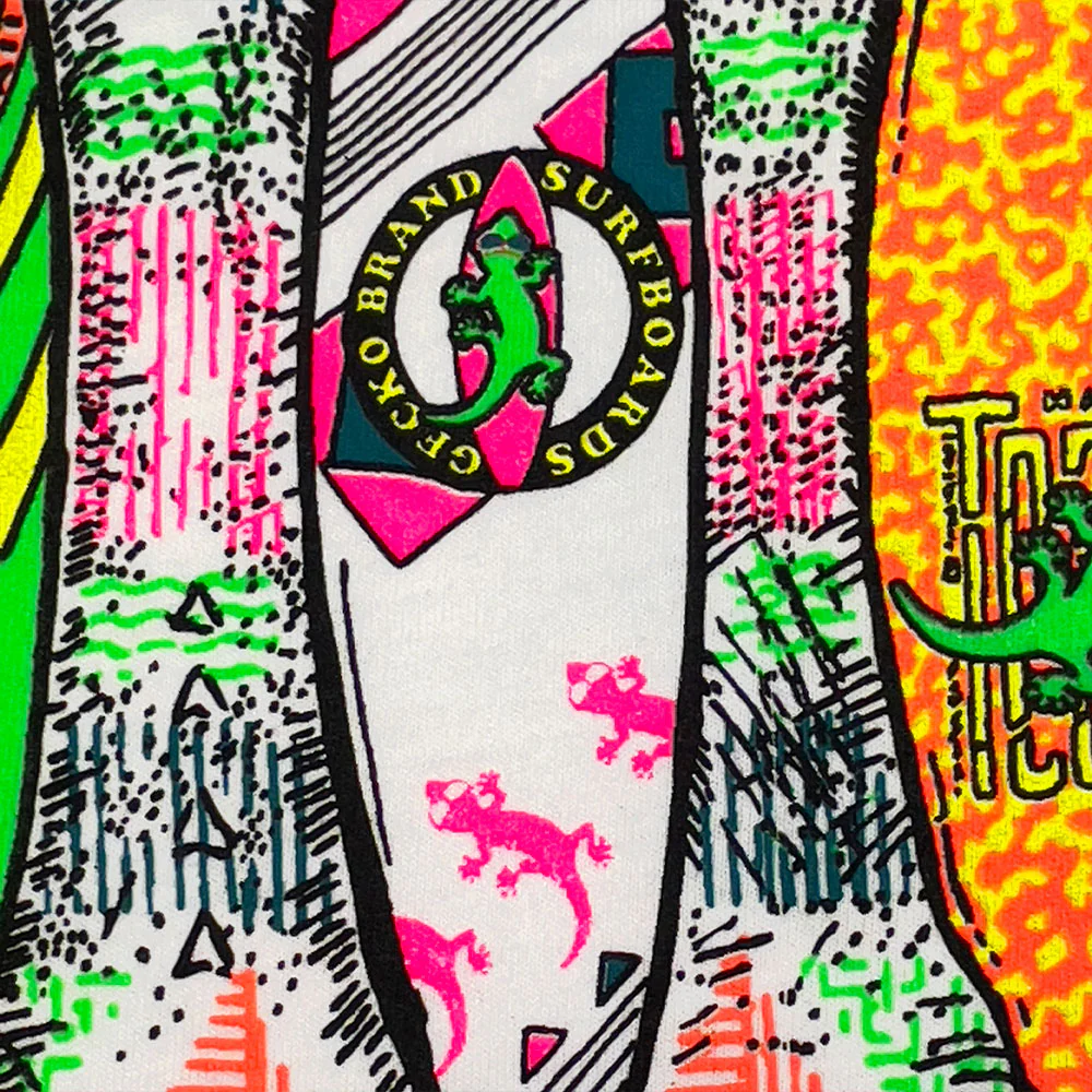 Gecko Boardroom 1989 White Tee - Image 9