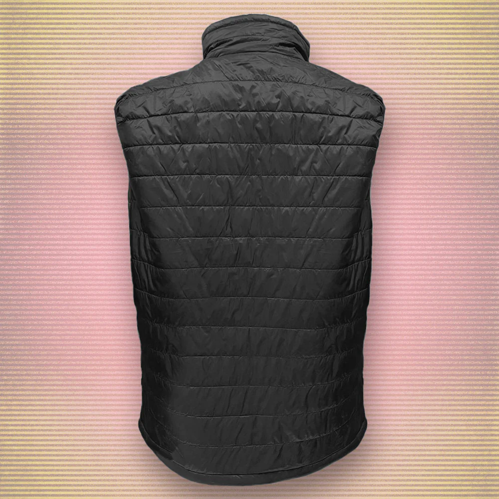 Gecko Clean Black Puffer Vest - Image 4