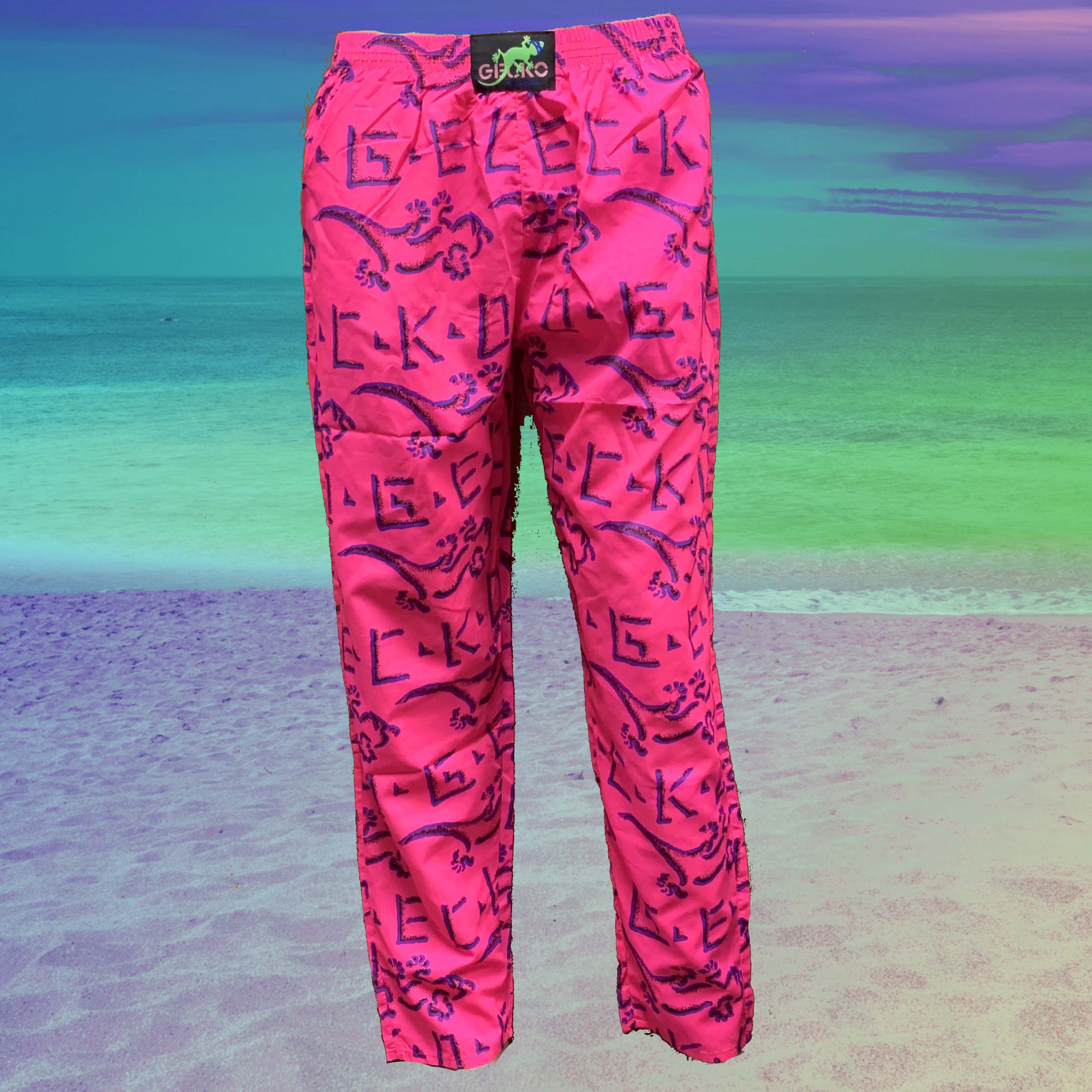 Gecko Petro HOT PINK Beach Pants (1988) - Image 3