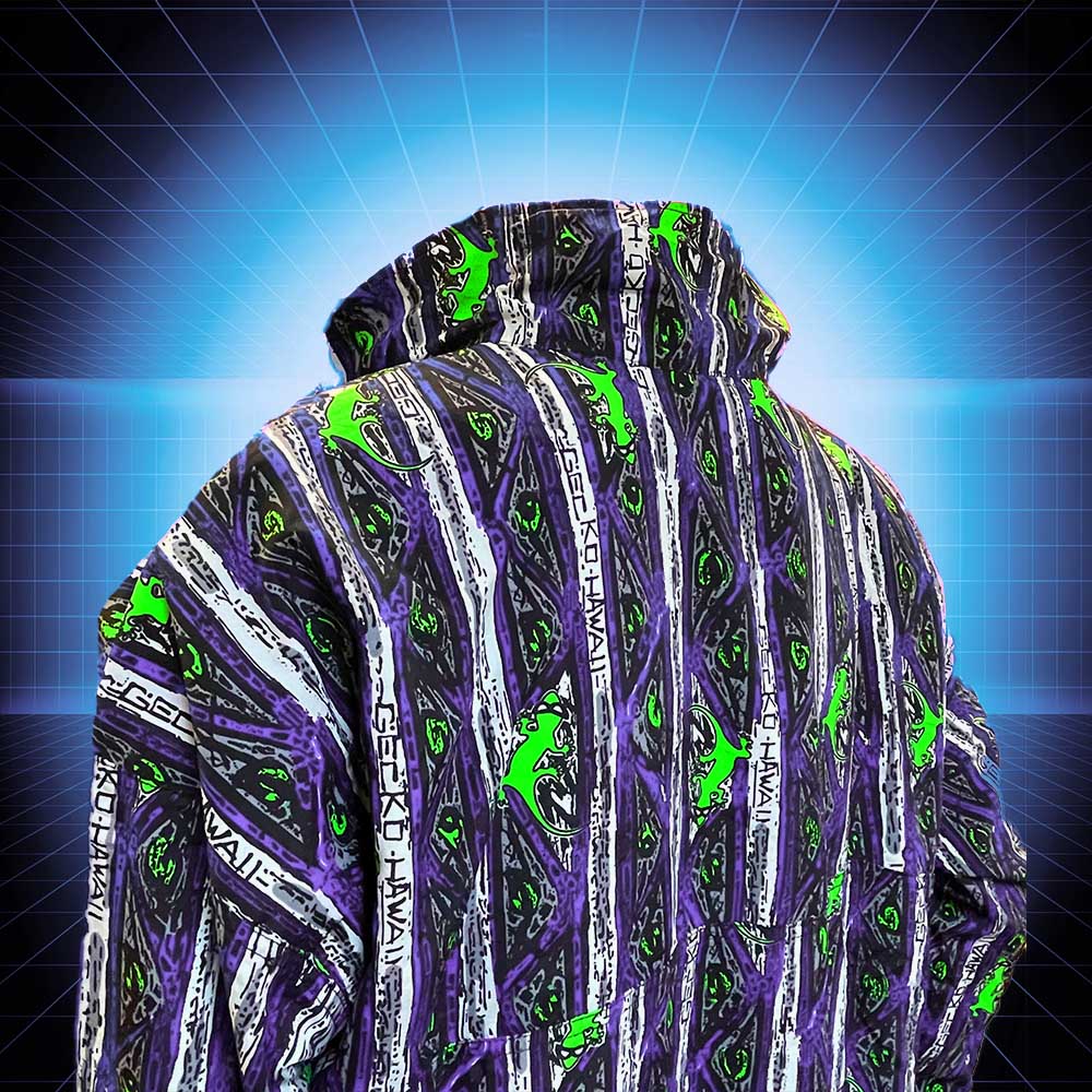 Gecko Purple Stripe Windbreaker - Image 6