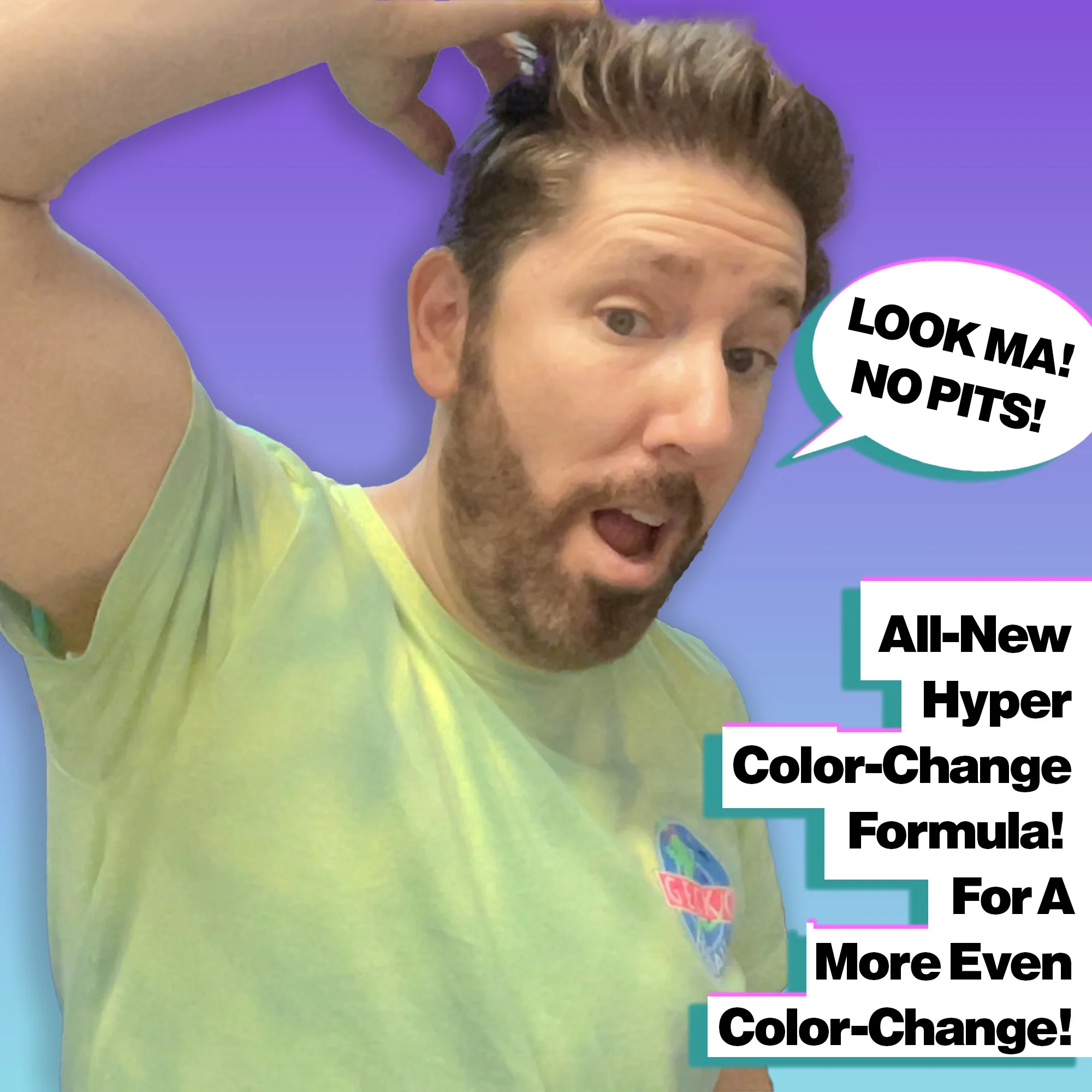 Gecko Racing Hyper Flash Purple to Pink Tee - Image 5