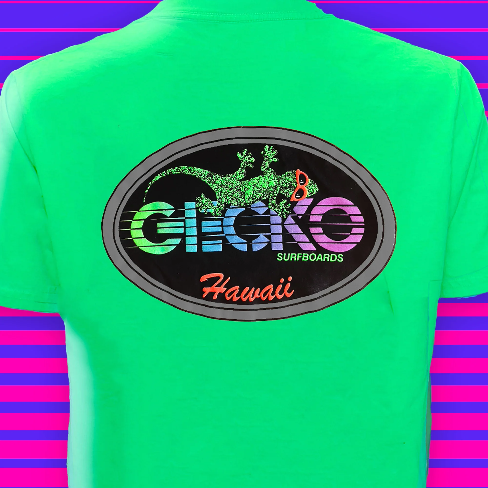 Gecko Racing - Neon Slimer Green Tee - Image 4