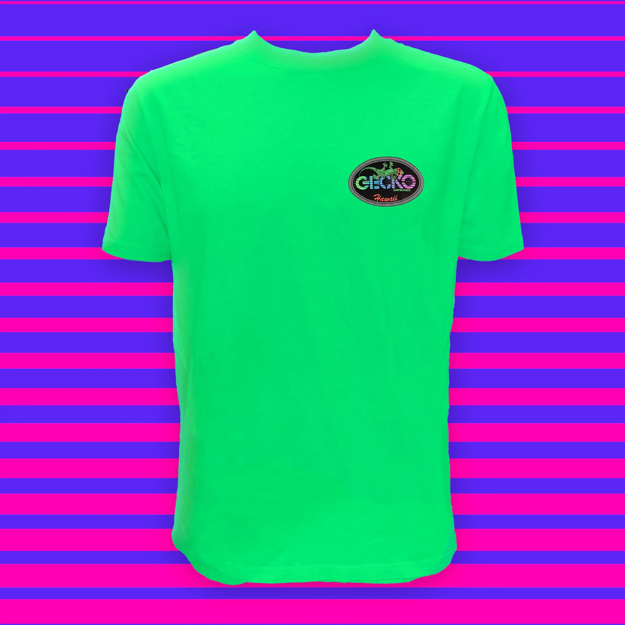 Gecko Racing - Neon Slimer Green Tee - Image 5