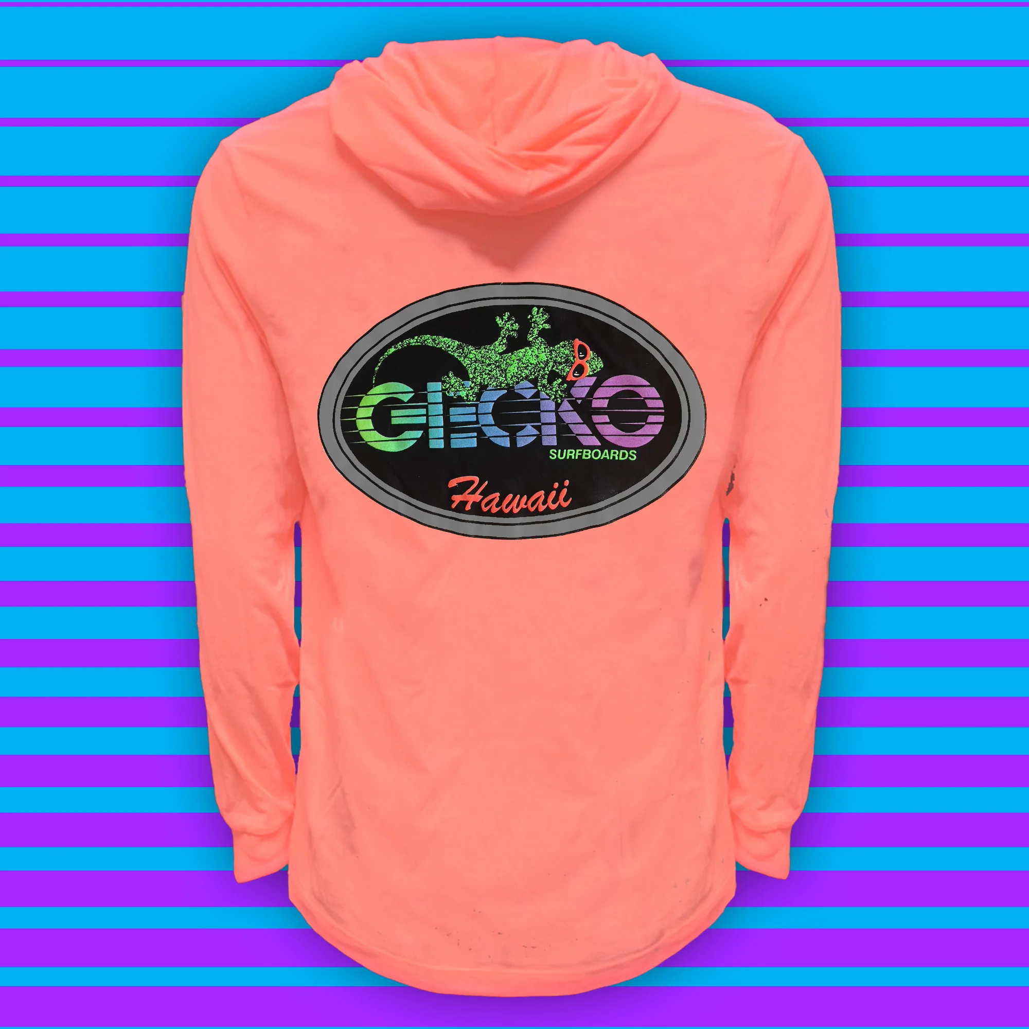 Gecko Racing Surfboards - Mango Freeze HoodTEE - Image 3