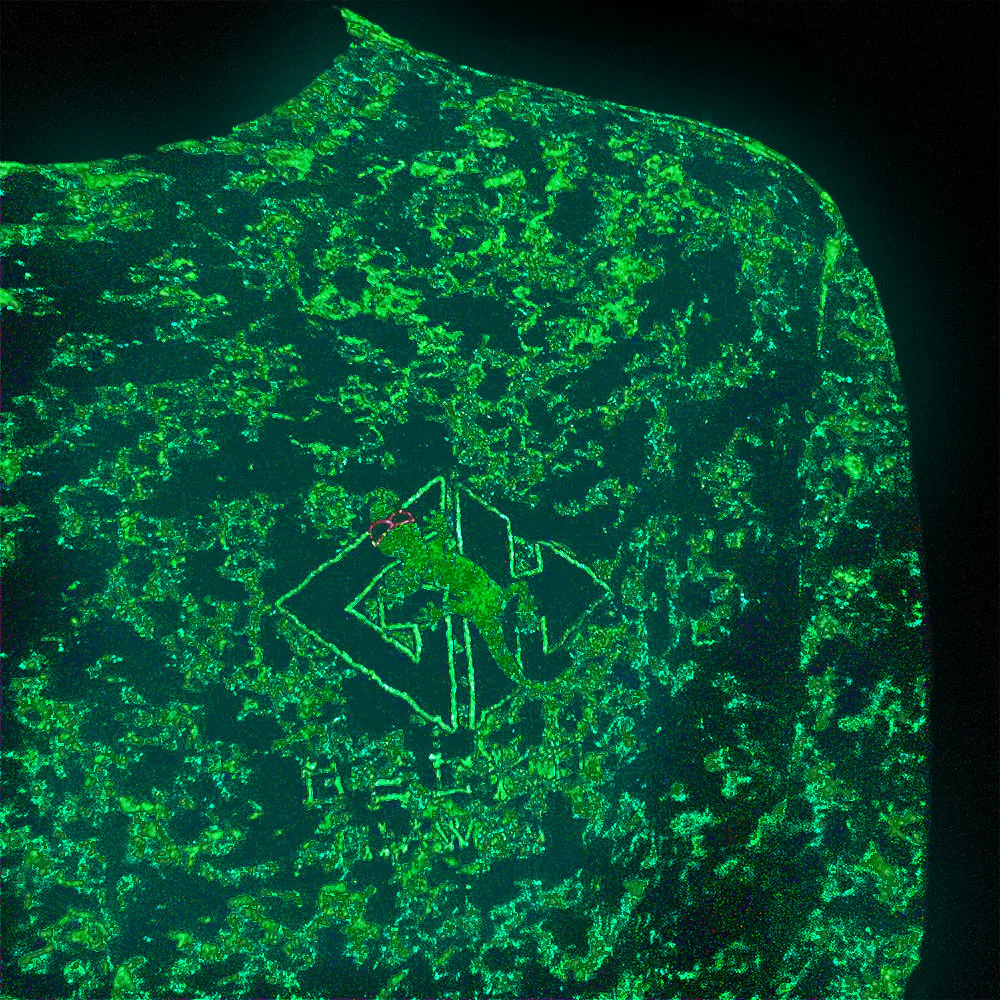 Lava Rock - 1988 GITD Sponge Paint Long Sleeve (Limited Edition) - Image 7