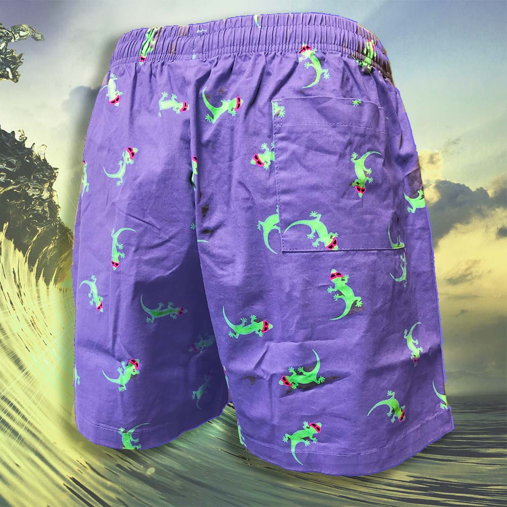 OG Purple Gecko Cotton Shorts - Image 3
