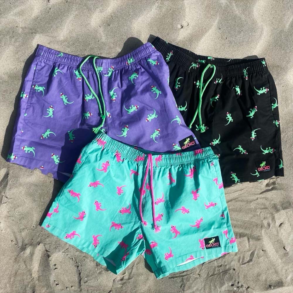 OG Purple Gecko Cotton Shorts - Image 4