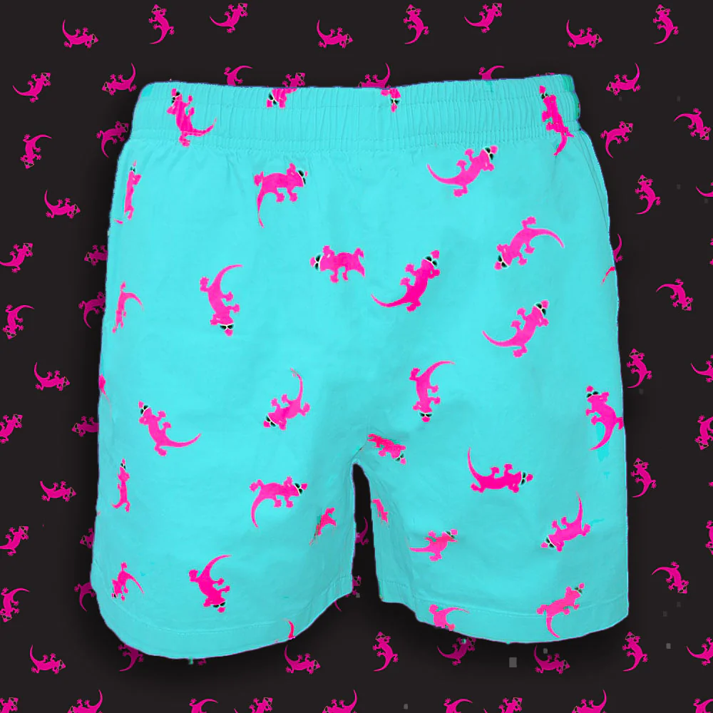 Wild Jade Gecko OG Cotton Shorts - Image 3