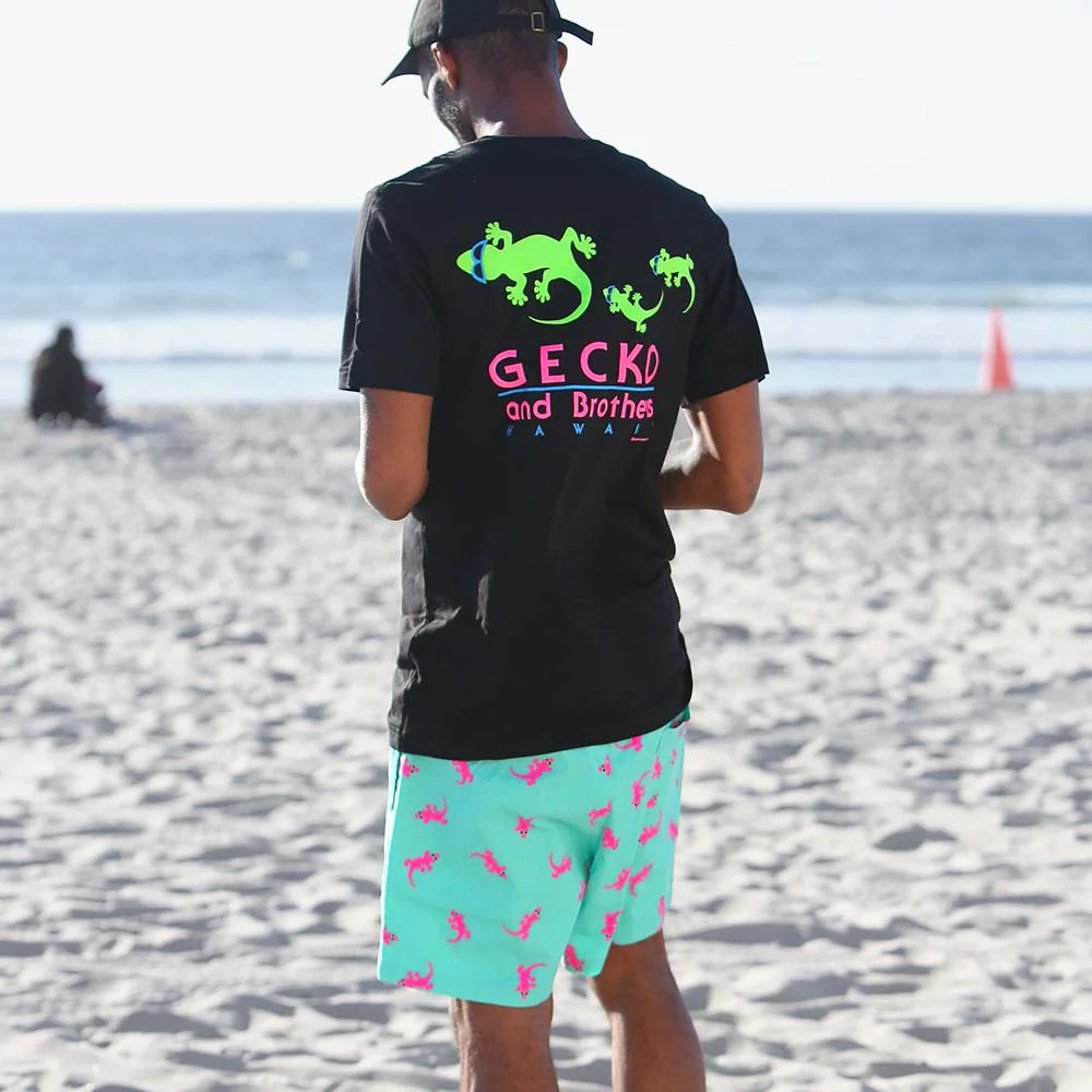 Wild Jade Gecko OG Cotton Shorts - Image 4