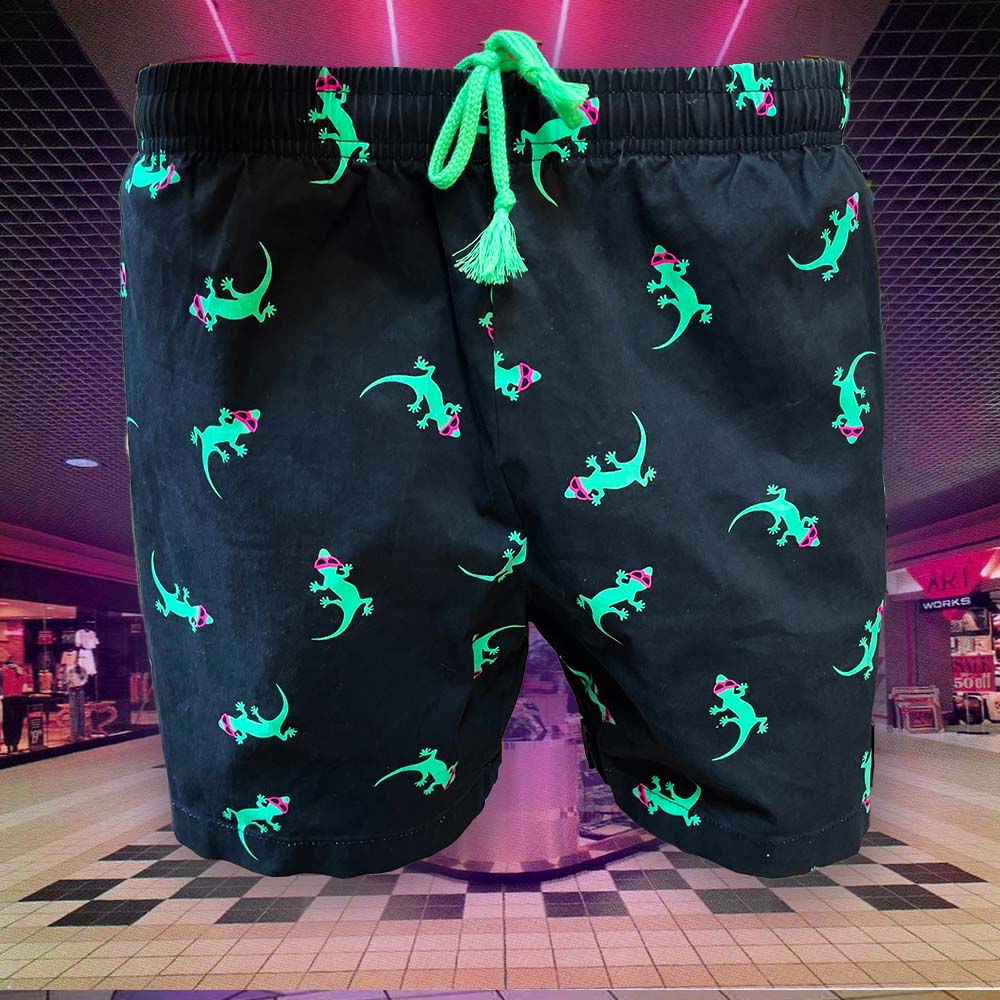 The "Original Gecko" OG Cotton Shorts Black - Image 5